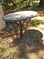 Mosaic Metal Outdoor Table H-27.5 W-2' (Shed 1)