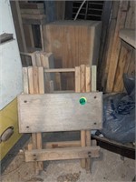 Pop Up Stools & Scrap Wood 
(Shed 3) *Bidder