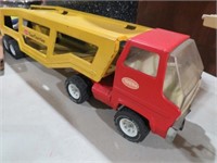VINTAGE METAL TONKA TRUCK AND CAR CARRIER