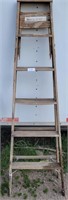 6' WOODEN A FRAME LADDER