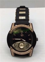 Very nice Techno Pave quartz men’s watch