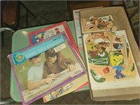 Vintage Puzzles , Fairy Tales, Aroubd the World