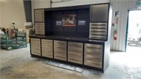 TMG 10' 20-Drawer Workbench Cabinet Combo