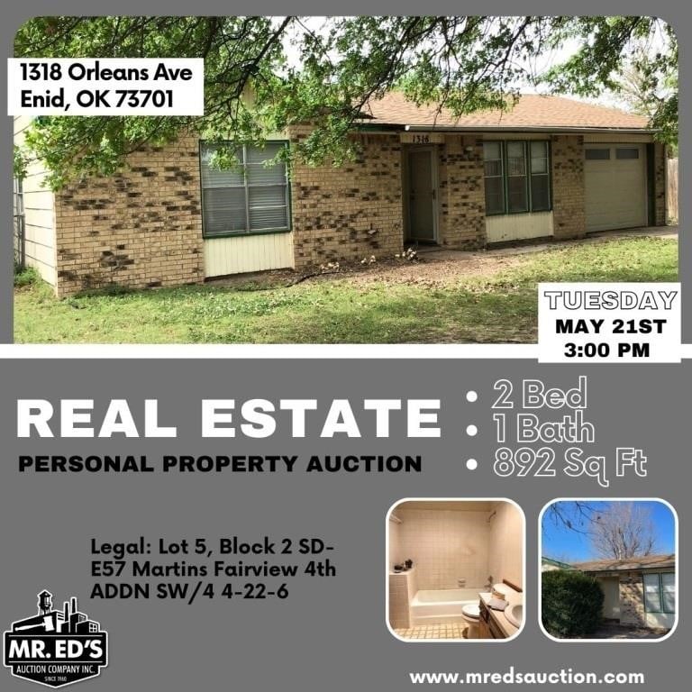 Real Estate and Personal Property in Enid