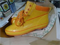 Sporto Yellow & Orange Boots in Box Sz 6
