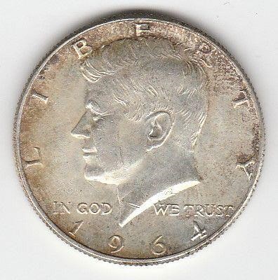 US 1964 P 90% Kennedy 1/2 Dollar
