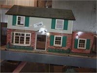 Vintage Metal Doll House, Approx 24" Wide