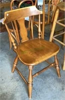 Vintage round back dining chair.