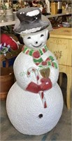 Blow mold frosty the snowman Christmas