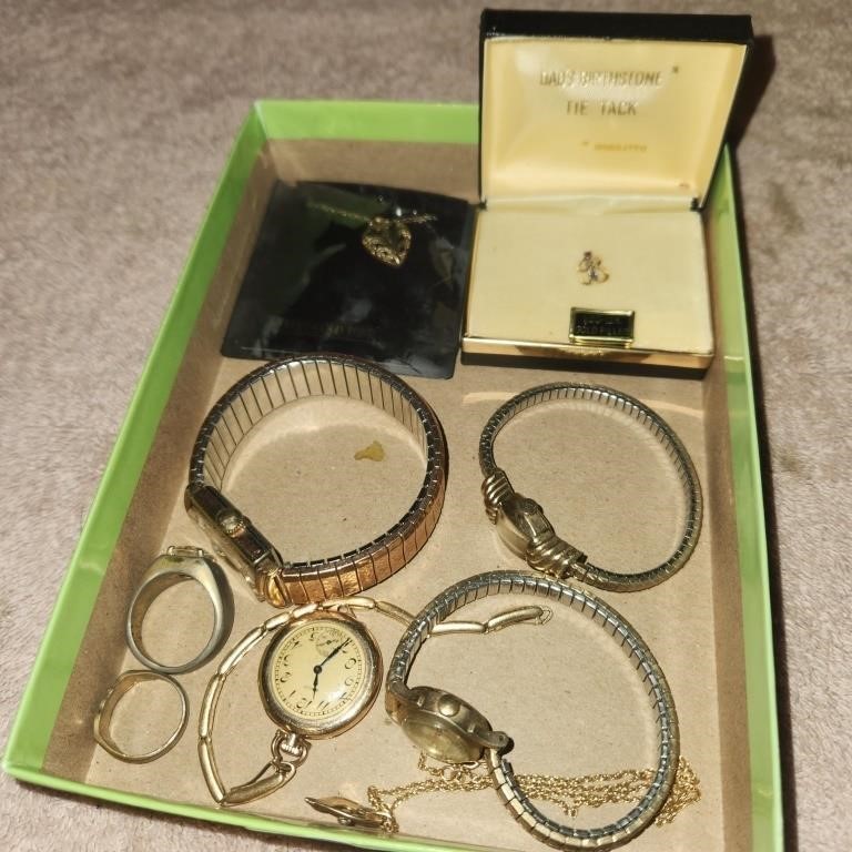 Vintage Gold-Filled Jewelry & Watches