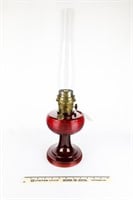 Aladdin Pigeon Blood Red Base Oil Lamp