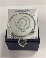 Love this Life expandable bangle bracelet in