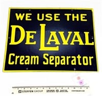 DE Laval Cream Seperator Porcelain Sign (1 Sided)