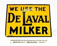 DE Laval Metal Milker Advertising Sign (1 Sided)