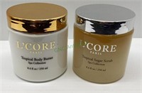 L’Core Paris Tropical sugar scrub and body butter