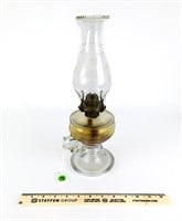 Glass Vintage Finger Hold Oil Lamp