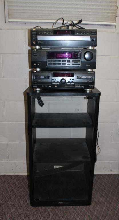 JVC, stereo system including RX-58V audio video