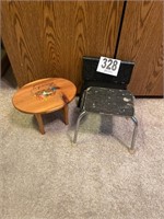 Assortment of Step Stools & Quilting
