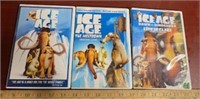 3 Ice Age DVDS