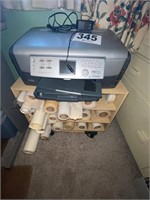 HP Printer with Rolls of Fabric/Paper