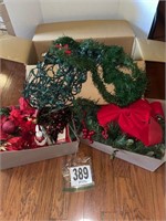 (3) Boxes of Christmas Décor(Den)
