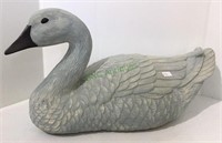Ceramic hand painted life-size goose.   1930
