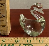 3" Glass Swan