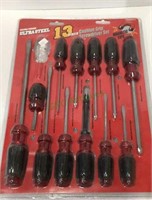 12 piece cushion grip magnetic tip screwdriver