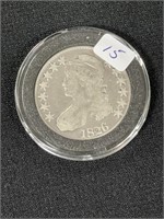 1826 CAPPED BUST HALF DOLLAR