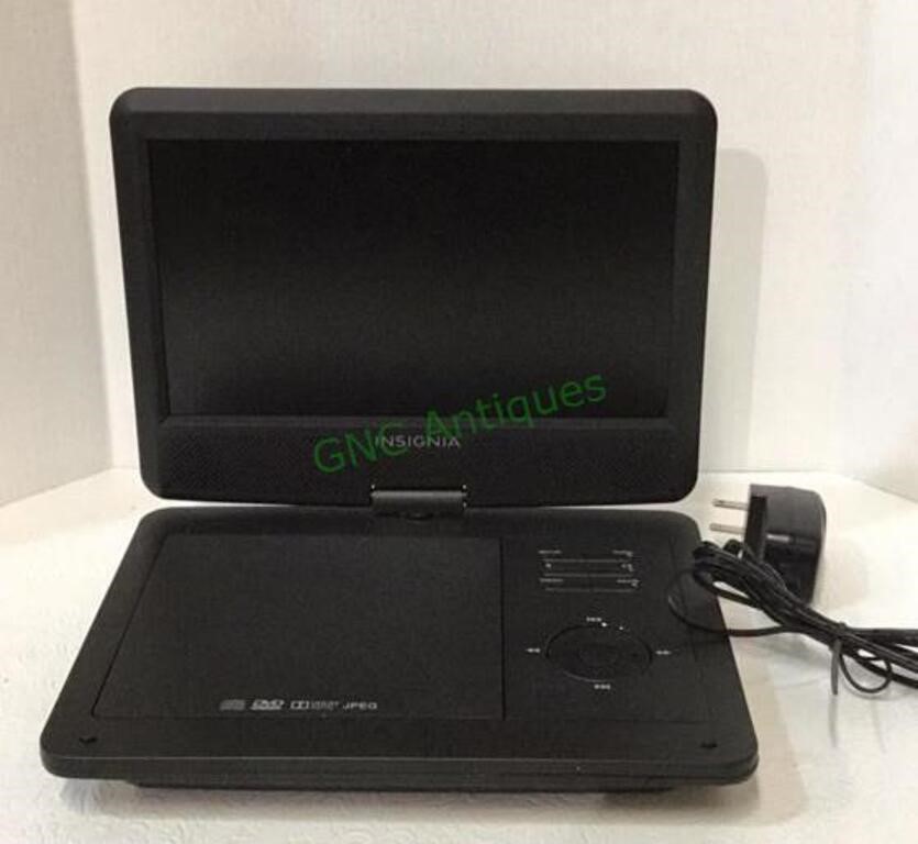 Insignia brand portable DVD player with a 10