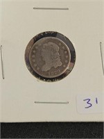 1829 CAPPED BUST 5 CENT COIN