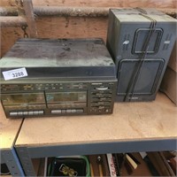 Vintage Soundesign Stero Tape Player & Speaker -