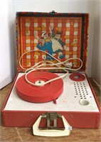 Vintage Raggedy Ann and Andy record player