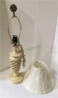 New composite decorative table lamp includes a