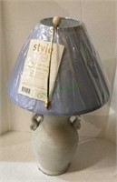 New ceramic pottery table lamp with a new 4 inch