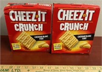 2 Boxes Cheeze It Crunch Crackers-see expiry