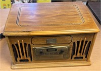 UNTESTED RECORD PLAYER W/DISC PLAYER / NO SHIP