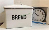 Metal bread box and a new Room Essentials