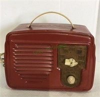 Antique Temple Superhet metal radio with