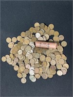 (340) ASSORTED WHEAT CENTS