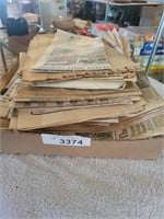 Vintage Nebraska Newspapers / Ephemera