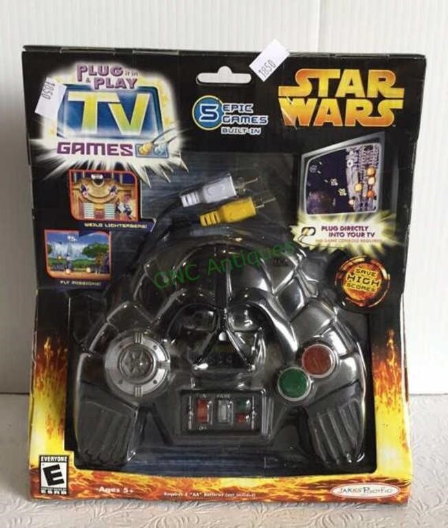 Star Wars plug it in and play TV games plugged