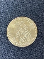 2012 U.S. $5 EAGLE GOLD COIN - 1/10 OZ GOLD