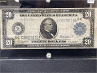 SERIES 1914 LARGE SIZE $20 FEDERAL RESERVE NOTE