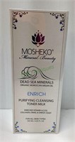 Mosheko brand purifying cleansing toner milk.