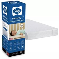 Sealy Butterfly 2-Stage Antibacterial Crib And...