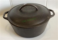 Lodge cast iron stew pot with lid 800L or 2.1