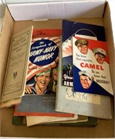 Vintage military ephemera - great box of vintage