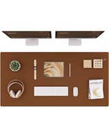 NEW $39 (47.2x23.6") Leather Desk Mat