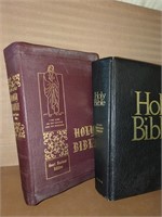 2 vintage Holy Bibles-